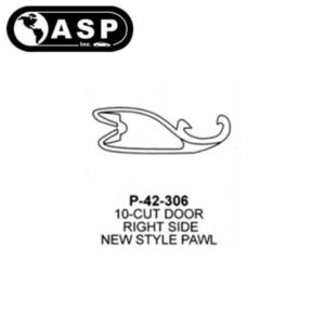 1987-1994 Ford / H54 / 10 Cut / Right Side Pawl for Passenger Door Lock / P-42-306 (ASP)