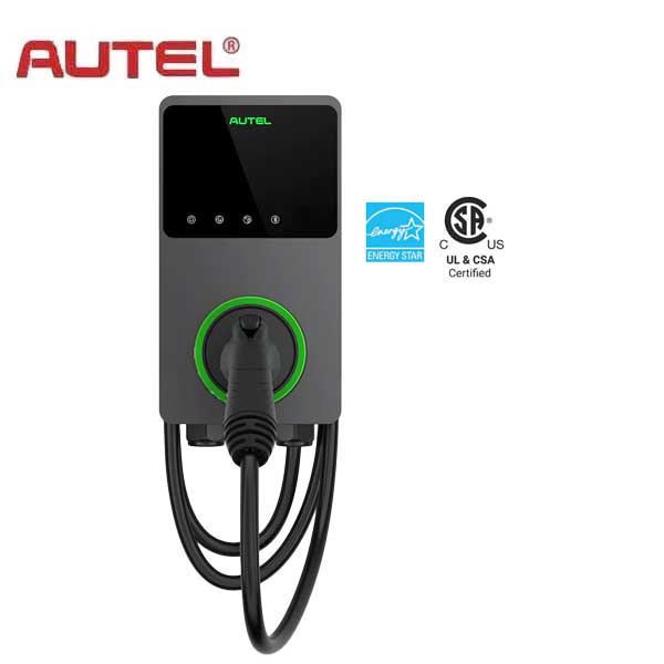 Autel - MaxiCharger AC Home 50A - EV Charger With In-Body Holster