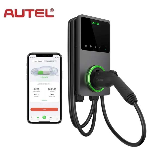 Autel - MaxiCharger AC Home 50A - EV Charger With In-Body Holster - Image 2