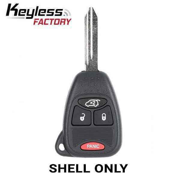 2004-2007 Chrysler Dodge / 4-BQutton Remote Head Key SHELL / Y159 / M3N5WY72XX (AFTERMARKET)