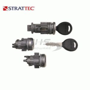 Dodge Chrysler 1998-2008 / Ignition Lock & Door Kit / Coded / 7012941 (Strattec)