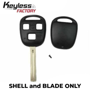 1997-2011 Lexus / 3-Button Remote Head Key SHELL / TOY40 / HYQ12BBT, HYQ1512V (AFTERMARKET)