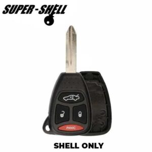 2004-2012 Chrysler / Jeep / Dodge / 4-Button Remote Head Key SHELL / Y159 / KOBDT04A (RHS-CHY-084)
