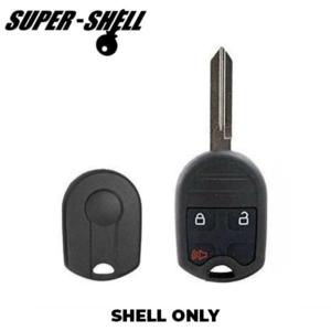 2011-2019 Ford / 3-Button Remote Head Key Shell / H75 / OUCD6000022 (RHS-FD-057)