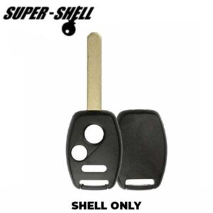 2002-2014 Honda / 3-Button Remote Head Key Shell / HO01 / OUCG8D-380H-A CWTWB1U545 CWTWBIU545 (RHS-HON-081)