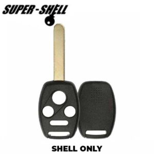 2003-2014 Honda Acura / 4-Button Remote Head Key Shell / HO01 / KR55WK49308 N5F-S0084A (RHS-HON-082)
