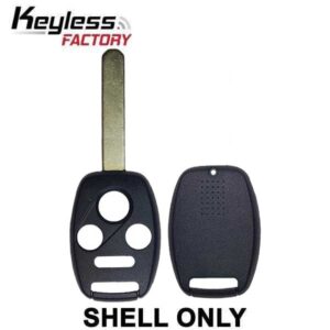 2005-2013 Honda / 4-Button Remote Head Key SHELL / HO01 / OUCG8D-380H-A, MLBHLIK-1T, KR55WK49308, N5F-S0084A (AFTERMARKET)