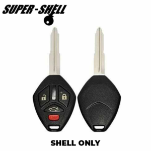 2007-2012 Mitsubishi / 4-Button Remote Head Key Shell / MIT6 / OUCG8D-620M-A (RHS-MIT-012)