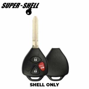 2005-2014 Toyota / Pontiac / Scion / 3-Button Remote Head Key Shell / TR47 / HYQ12BBY HYQ12BDC (RHS-TOY-137)