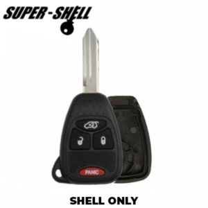 2004-2016 Chrysler / Jeep / Dodge / 4-Button Remote Head Key Shell / Y159 / OHT692427AA (RHS-CHY-083)